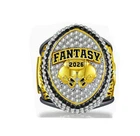 2026 Fantasy Football League FFL Ring Golden Helmets Winner  Champions Rings