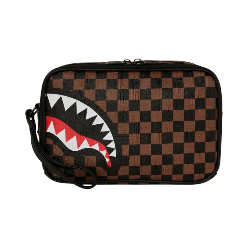 Beauty Case Sprayground Check 2 Emboss 910B8238NSZ Brown 29090₽