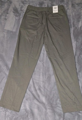 Neu mit Etikett Zara Damen grau Smart Jogginghose Größe Medium Stretchstoff - Bild 4 von 15