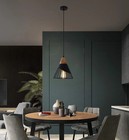 Black Pendant Lights Kitchen Island,Black Pendant Light,Adjustable Wood Hangi... — photo 3