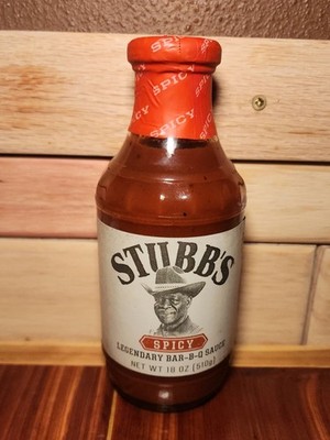 Stubb's Spicy Gluten Free BBQ Barbecue Sauce 18oz Bottle
