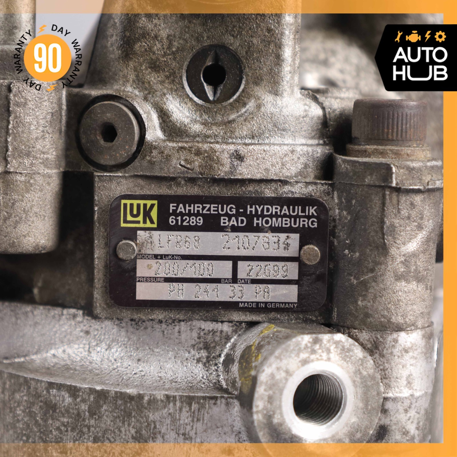 99-02 Rolls Royce Seraph / Arnage Hydraulic Tandem Power Steering Pump OEM
