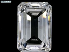 Cert. GIA Emerald Cut 1.03 CT Natural Mined Diamond Loose G color SI1 clarity 3631.07 per carat