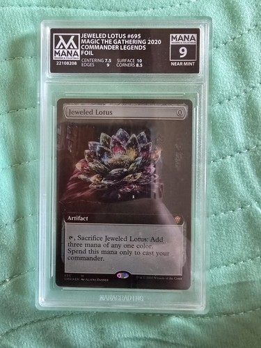 Jeweled Lotus (Extended Art) Commander Legends Foil MANA Graded 9.0 MTG Magic
