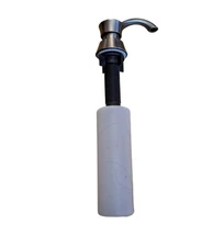 Delta Pilar Sink Mounted Metal Soap Dispenser in Stainless