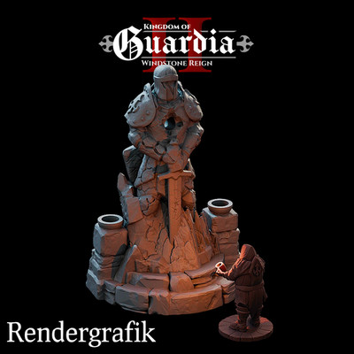 Kingdom of Guardia II - Tabletop Bauwerk Scatter - ''Hollow Shrine''