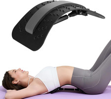 Adjustable Back Stretcher - Lower Back Lumbar Spine Stretch Multi-Level Manual