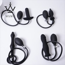 Multi-Types Silicone Inflatable Ball Plug Extreme Dilator Trainer Air Pump