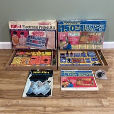 Radio Shack Tandy Science Fair 150 In 1 Electronic Project Kit 1976 AS-IS UNTEST