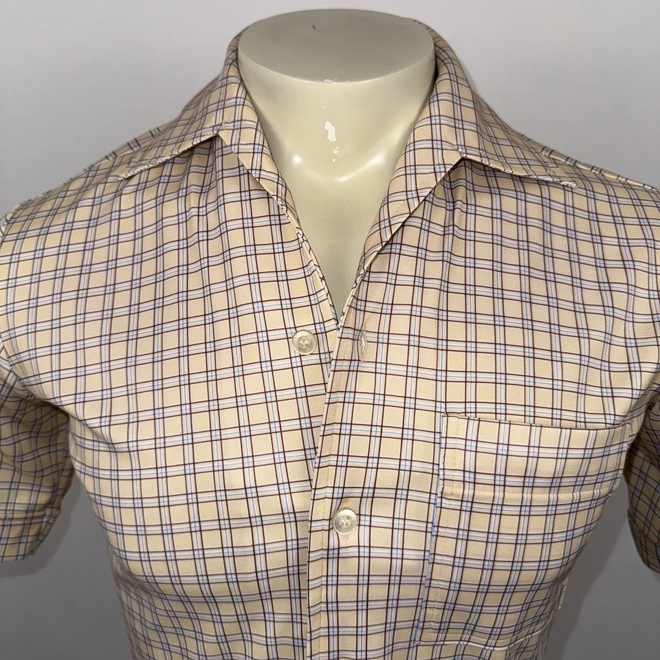 JCPenney Shirt Mens Vintage 70s Polyester Disco Boogie Nights MCM Groovy Small - Image 4 of 4