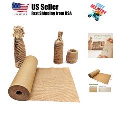 Honeycomb Packing Paper, 12" x 35' Honeycomb Cushioning Wrap Roll for Moving ...