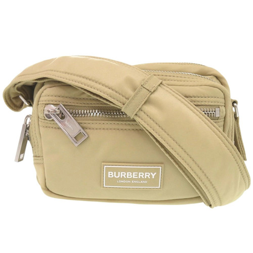 Burberry Warner Crossbody Bag 8104493 Nylon Gold Women's #LTB2361
