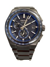 SEIKO Solar Wristwatch/Analog/ /BLK/BLK/8B63 0BB0//
