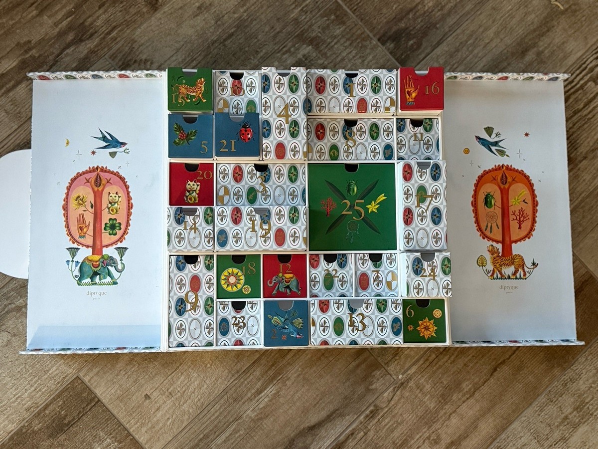 Diptyque Advent Box (Empty-no Product) Limited Edition | eBay