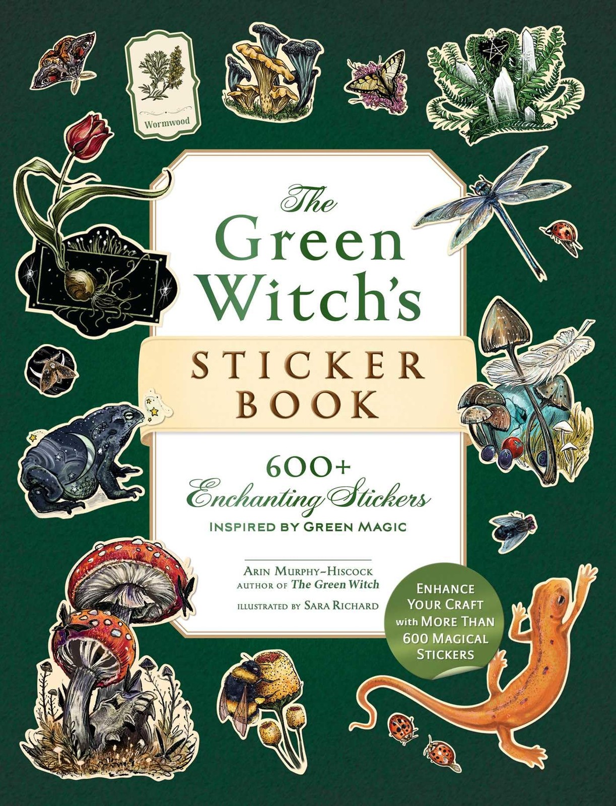 The Green Witch's Sticker Book: 600+ Enchanting, Murphy-Hisc*ck, Murphy-Hisc.+