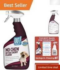 Effective Puppy Training Solution: 32 oz No Chew Bitter Cherry Spray for Dogs