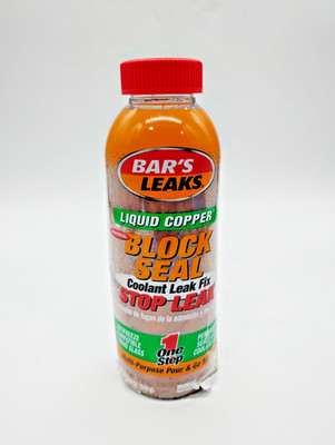 Bar s Leaks 1109 Liquid Copper Block Seal Radiator Stop Leak 18 oz Bottle