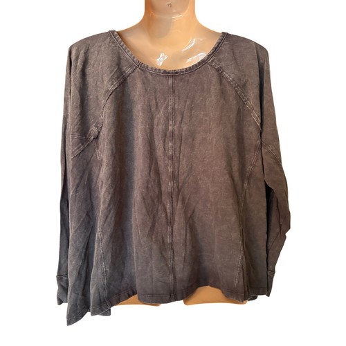 Camisa Top Free People We The Free Stone Washed Distressed para Mujer MEDIANA - Imagen 6 de 10