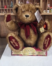 Dan Dee Teddy Bear Plush Talking 100th Anniversary Collectors Edition Brown 15  