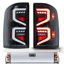 2* For 2014 2015 2016 2017 2018 Chevy Silverado 1500 LED Tail Lights w/Animation