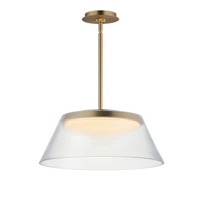 ET2 E22088-144SBR Jensen 18'' LED Pendant-Satin Brass