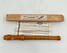 Johannes Adler Handmade Wooden Recorder Flute With Box