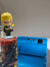 Sony Cyber-shot DSC-TX10 16.2MP CMOS Vintage Digital Camera -100 Working-Blue