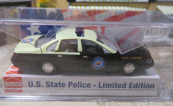 Limited Edition Busch 1:87 H0 47676 Chevrolet Caprice Florida Police OVP NEU-image