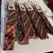 Harry Potter Gryffindor Tie Lot Of 9 NWT