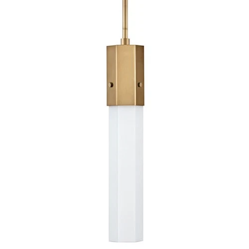 Hinkley Lighting 45037 Facet 3"W Mini Pendant - Brass - Picture 1 of 3