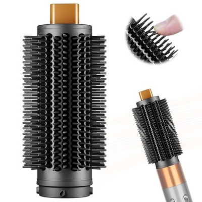 Upgraded Round Volumizing Brush for Dyson Airwrap, Round Brush Attachment Compat