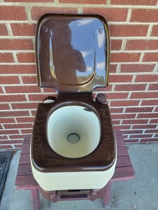 Fiamma 125 Bi-Pot Toilet Rv Camping Chem Tested Cleaned Chemical