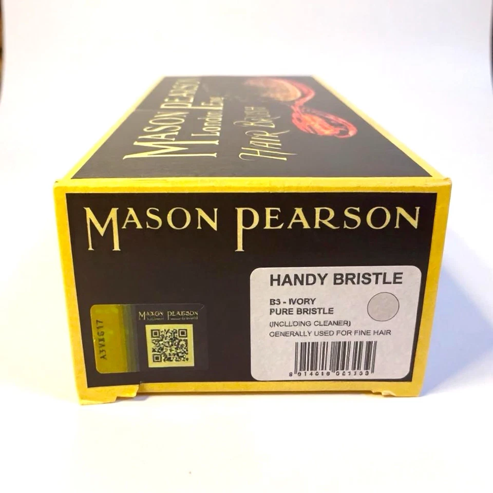 Mason Pearson Handy Boar Bristle Brush, B3 White Ivory, 2 Pc, Handy - NewInBox - Image 4 of 4