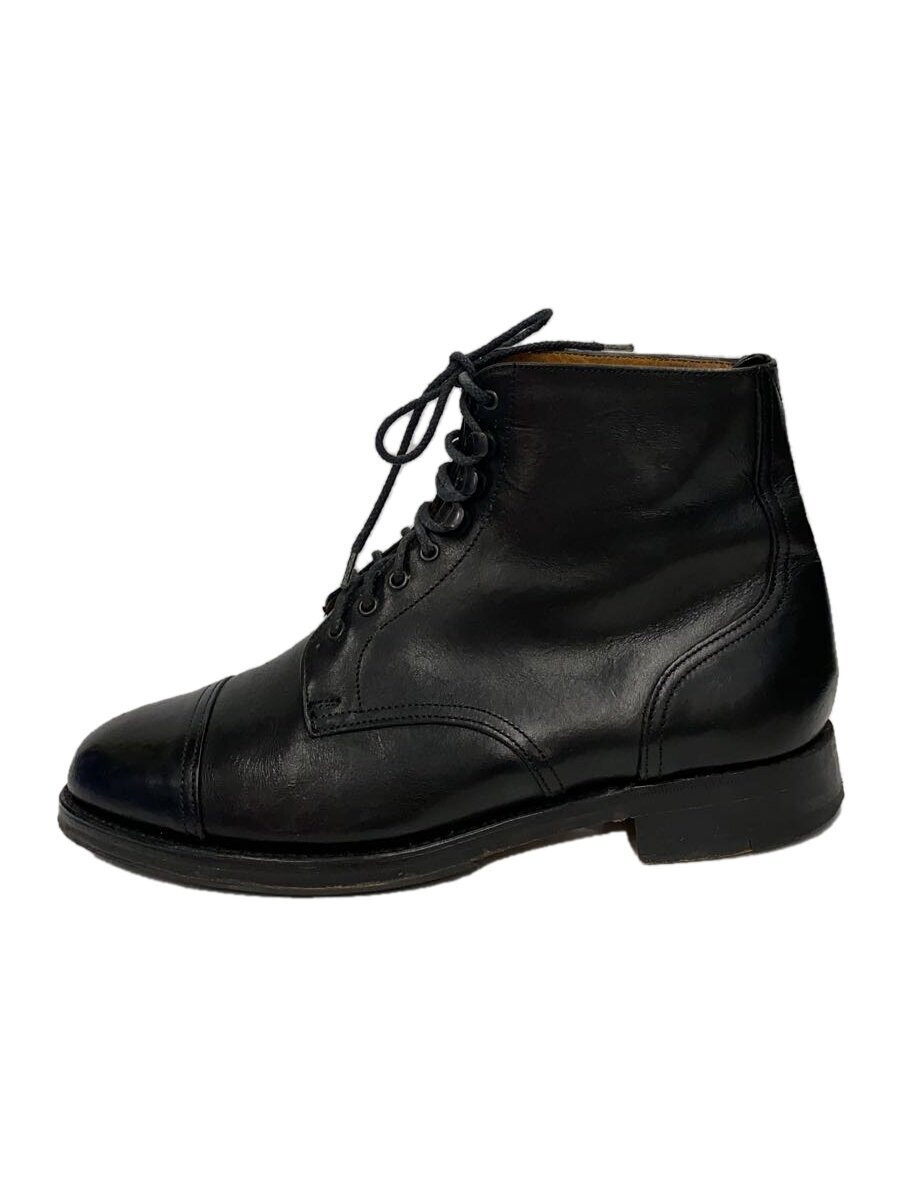 Lotus/Lace-Up Boots/Us7/Blk/Leather 858