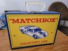 vintage matchbox cars and trucks with (2) cases