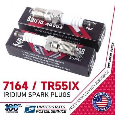 Set of 4 IRIDIUM Resistor Performance Spark Plugs TR55IX 7164 For Ford Mazda l4