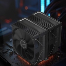 Efficient Two Fan CPU Coolers 6 Heat Dissipation Pipe Noise Reductions Design PC