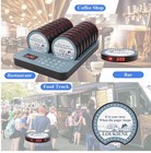 Restaurant Pager System, 16 Coaster Buzzers, Wireless Pagers and Beepers Gues... — photo 7
