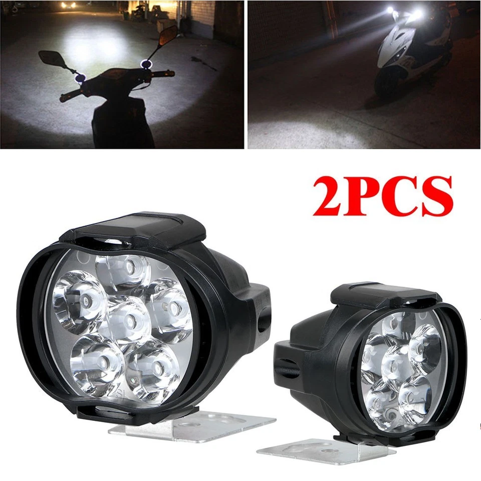 Work light Fog 8W Headlight Motorcycle Spot Waterproof 12V Work 63*52mm - Image 3 of 4