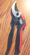 Black and Decker Bypass Pruner 8 inch Lightweight Cast Aluminum Body 