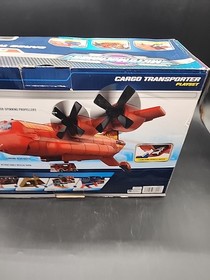 Micro Machines Fire & Rescue CARGO TRANSPORTER Playset Car Holds 16+ Vehicles