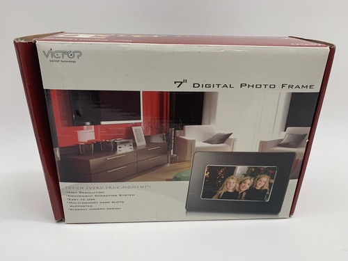Victop Technology 7 Inch Digital Photo Frame VT070AB01 Preowned - Picture 3 of 9