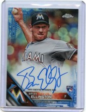 2016 TOPPS CHROME #RA-BE BRIAN ELLINGTON AUTOGRAPH 