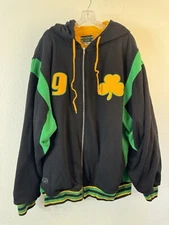 Rucker Basketball Heavy Hoodie Sweater Mens Size 2XL Shamrocks Stall & Dean