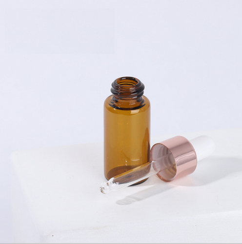 1/2/3ml Amber Clear Small Glass Dropper Bottle Sample Vial Essential Oil Pipette - Picture 9 of 20