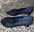 Coldwater Creek - Asymmetric Pleated Pump - Navy - BNWT — photo 7