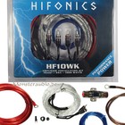 Hifonics 10mm² Anschlusskit 1000 Watt Kabelset Verstärker Anschlusskabel HF10WK