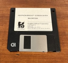 Gryphon Bricks Screen Saver 3.5  Floppy Disk For Apple Macintosh