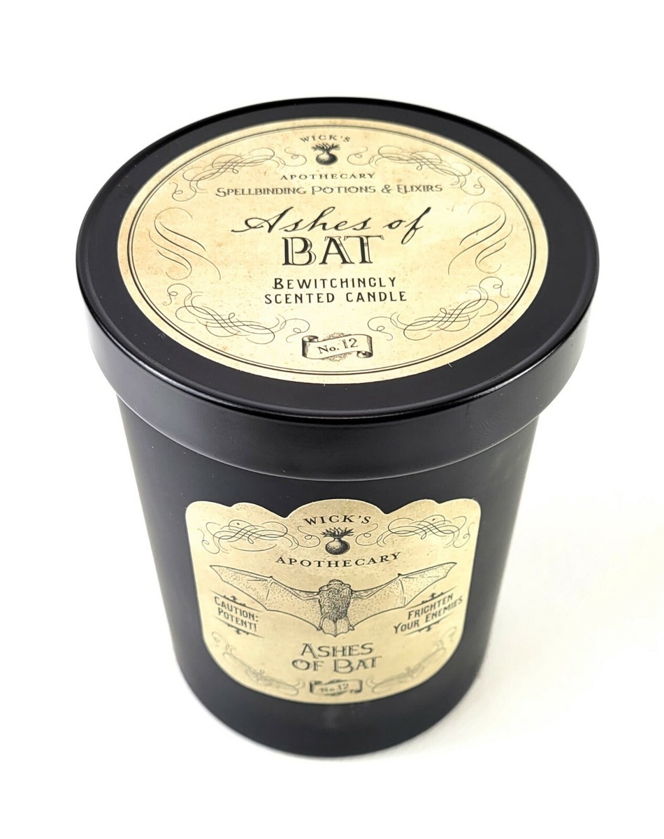 Wick's Apothecary No. 12 Ashes of Bat Candle Spells Potions