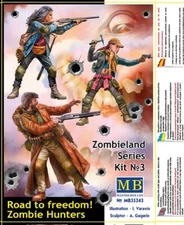 Master Box 35243 Road to freedom Zombie Hunters. Zombieland series Kit No.3 1/35
